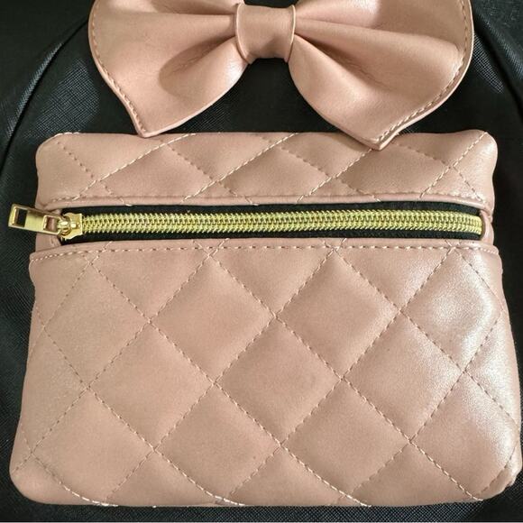 Minnie Mouse Mini Backpack Purse Black Pink - Picture 2 of 7